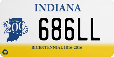 IN license plate 686LL