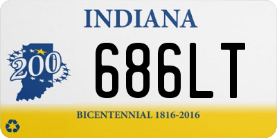 IN license plate 686LT