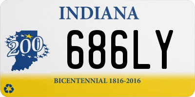 IN license plate 686LY