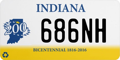 IN license plate 686NH