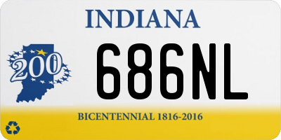 IN license plate 686NL