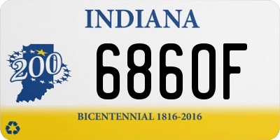 IN license plate 686OF