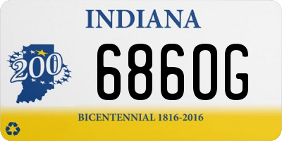 IN license plate 686OG