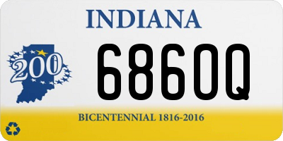 IN license plate 686OQ