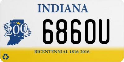 IN license plate 686OU