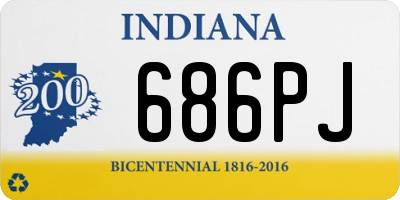 IN license plate 686PJ