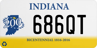 IN license plate 686QT