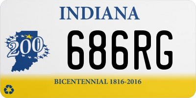 IN license plate 686RG