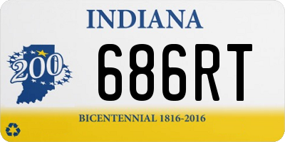 IN license plate 686RT