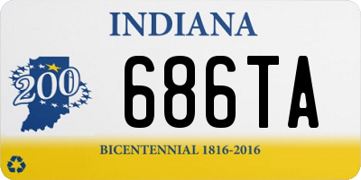 IN license plate 686TA