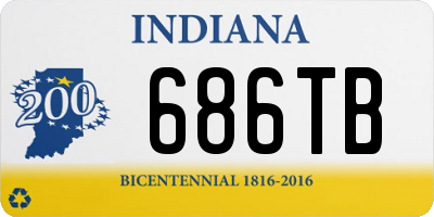IN license plate 686TB
