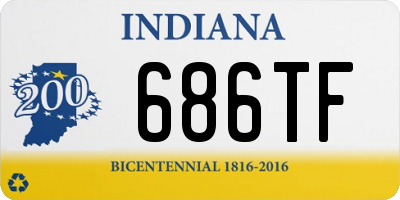 IN license plate 686TF