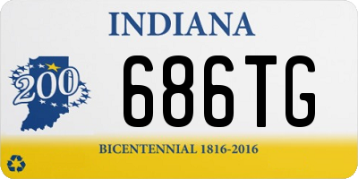 IN license plate 686TG