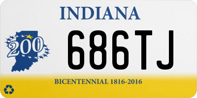 IN license plate 686TJ