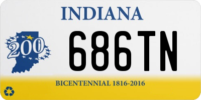 IN license plate 686TN