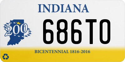 IN license plate 686TO