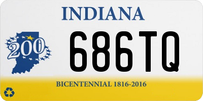 IN license plate 686TQ