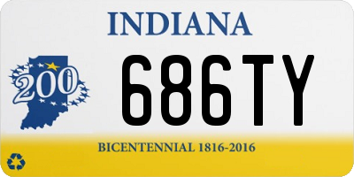 IN license plate 686TY