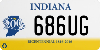 IN license plate 686UG