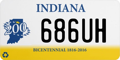 IN license plate 686UH