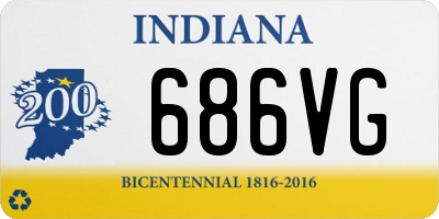 IN license plate 686VG