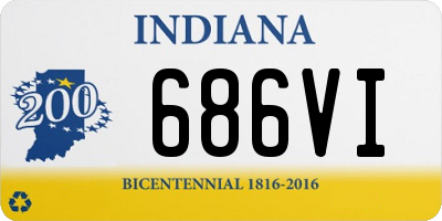 IN license plate 686VI