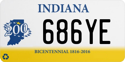 IN license plate 686YE