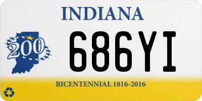 IN license plate 686YI