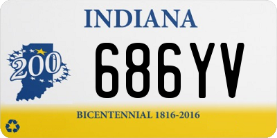 IN license plate 686YV