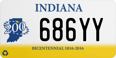 IN license plate 686YY
