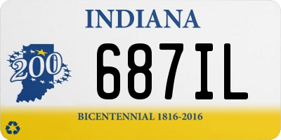 IN license plate 687IL