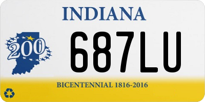 IN license plate 687LU