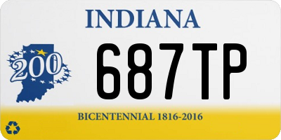 IN license plate 687TP