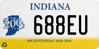 IN license plate 688EU