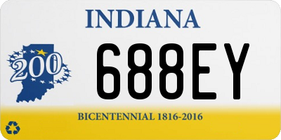 IN license plate 688EY