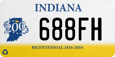 IN license plate 688FH