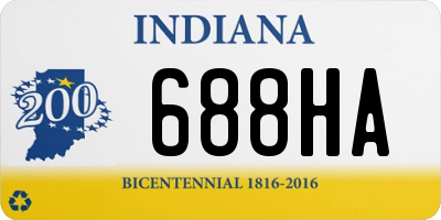 IN license plate 688HA