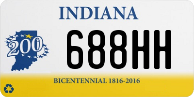 IN license plate 688HH