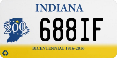 IN license plate 688IF