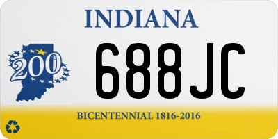 IN license plate 688JC