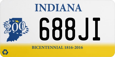 IN license plate 688JI