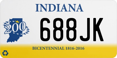 IN license plate 688JK