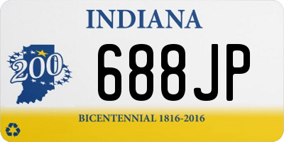 IN license plate 688JP