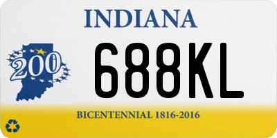 IN license plate 688KL