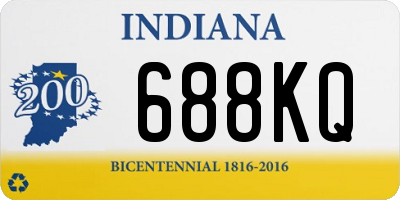 IN license plate 688KQ