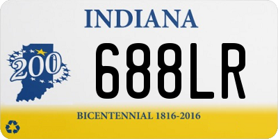 IN license plate 688LR