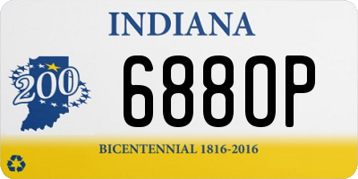 IN license plate 688OP