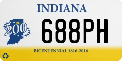 IN license plate 688PH