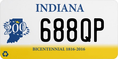 IN license plate 688QP