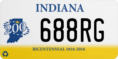 IN license plate 688RG